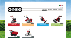 Desktop Screenshot of ginko-italia.com